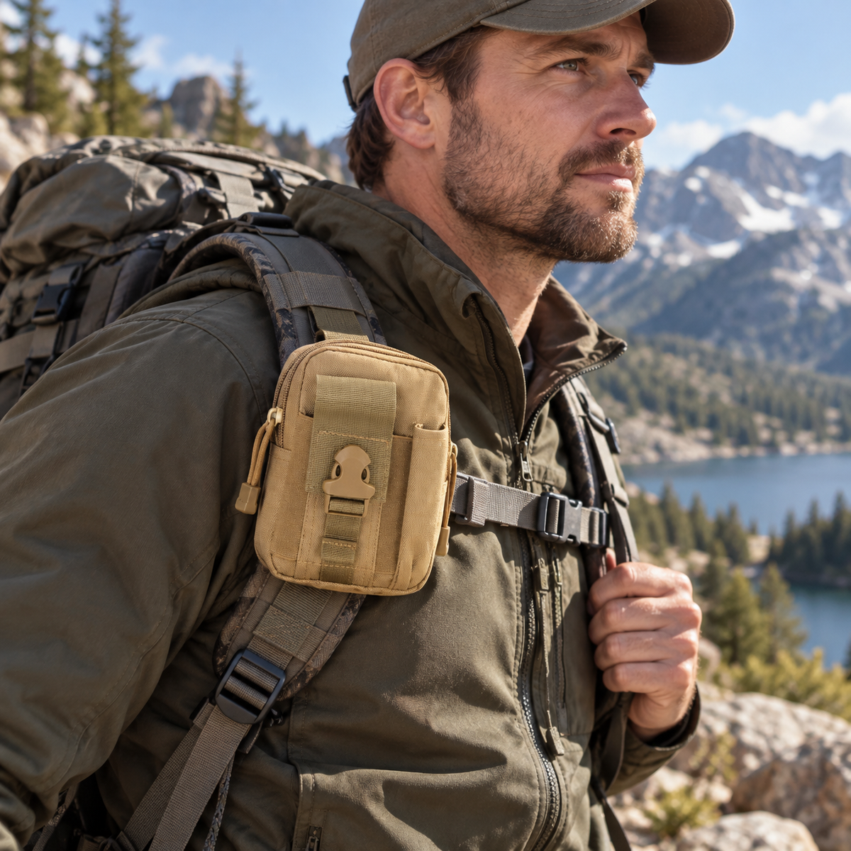 Tactical Utility Waist Pouch for Hiking, Cycling & Outdoor Gear