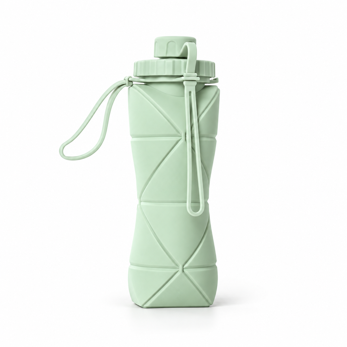 Collapsible Silicone Water Bottle for Hiking, Travel & Outdoor Sports